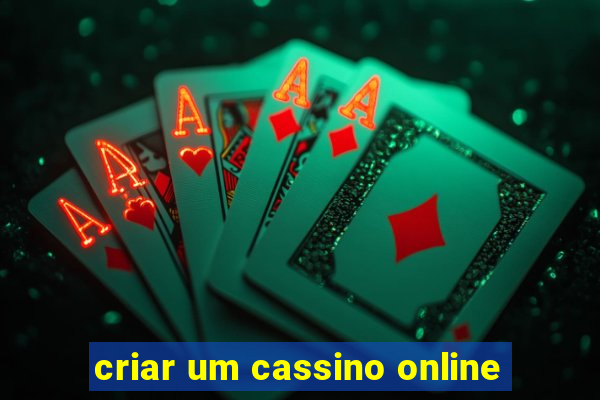 criar um cassino online