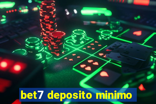 bet7 deposito minimo