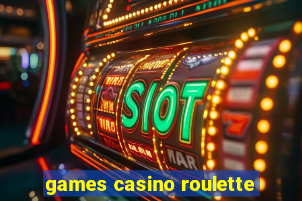 games casino roulette