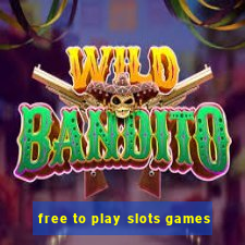 free to play slots games