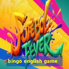 bingo english game