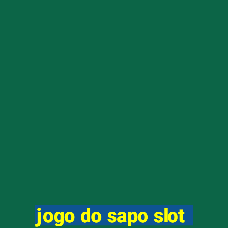 jogo do sapo slot