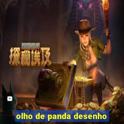 olho de panda desenho