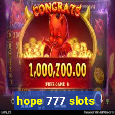 hope 777 slots