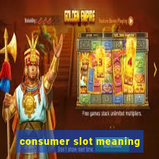 consumer slot meaning