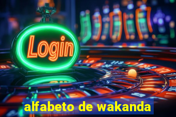 alfabeto de wakanda