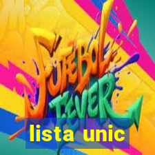 lista unic