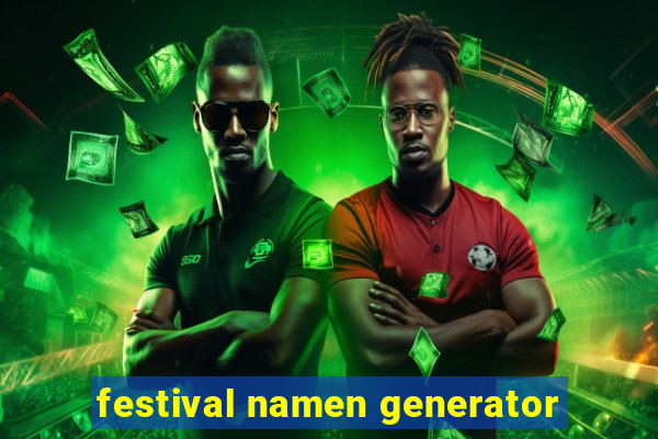 festival namen generator