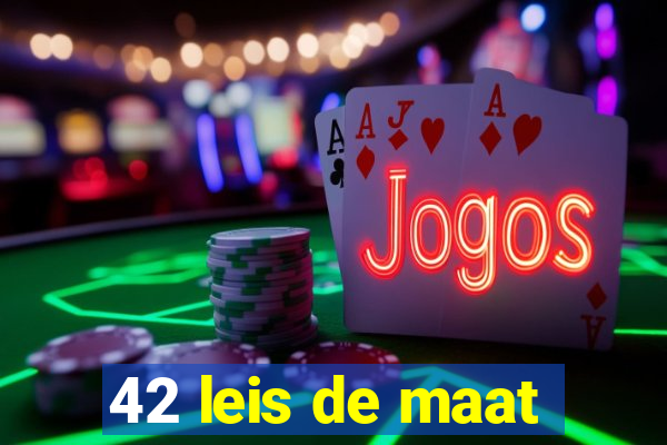 42 leis de maat