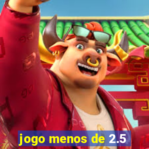 jogo menos de 2.5