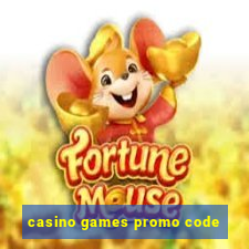 casino games promo code