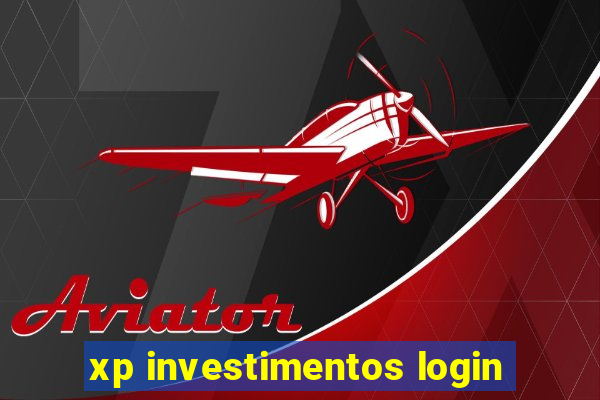 xp investimentos login