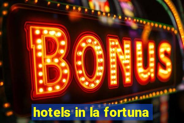 hotels in la fortuna