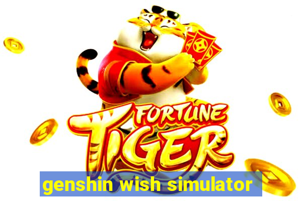 genshin wish simulator