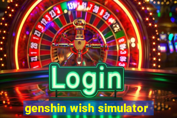 genshin wish simulator