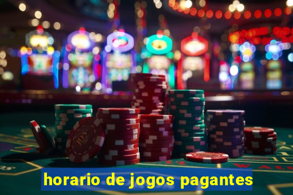 horario de jogos pagantes