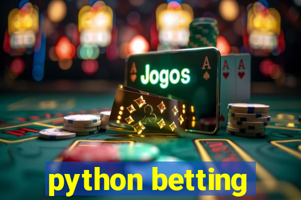 python betting