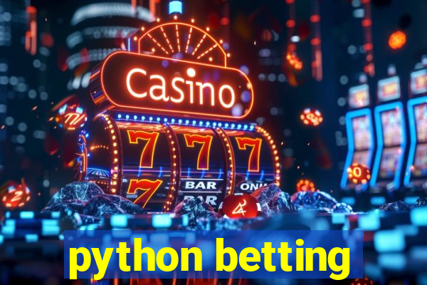 python betting