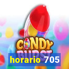 horario 705