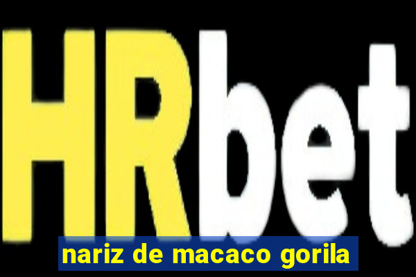 nariz de macaco gorila