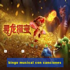 bingo musical con canciones