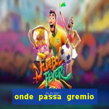 onde passa gremio x operario