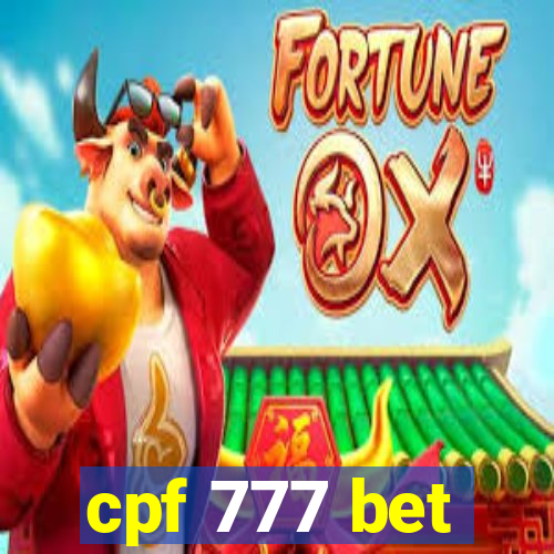 cpf 777 bet