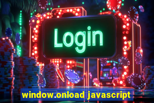 window.onload javascript