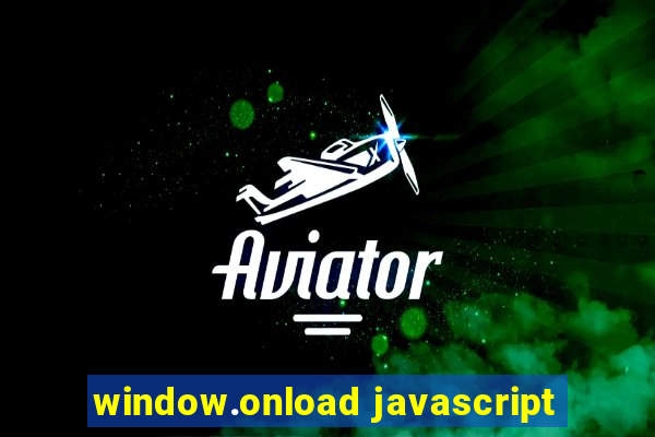 window.onload javascript