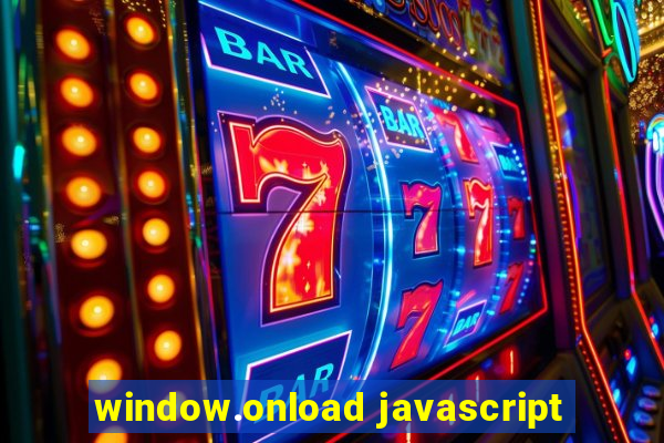 window.onload javascript