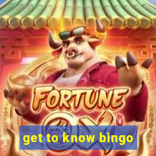 get to know bingo