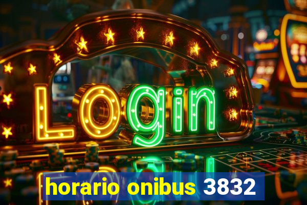 horario onibus 3832