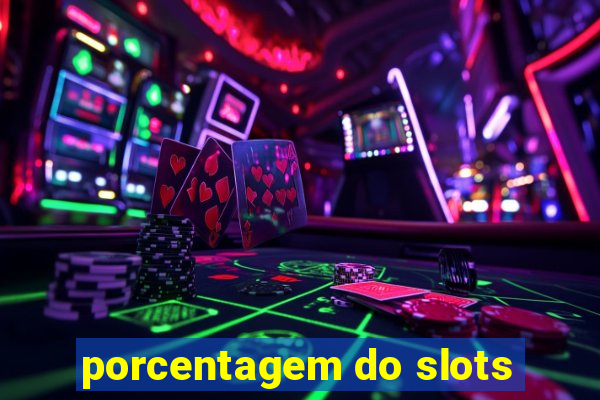 porcentagem do slots