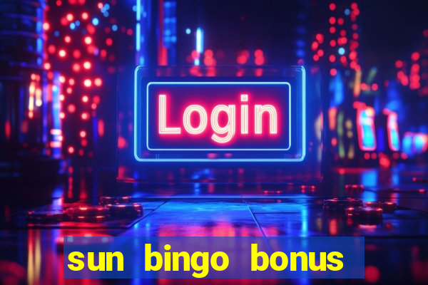 sun bingo bonus terms and conditions