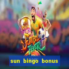 sun bingo bonus terms and conditions