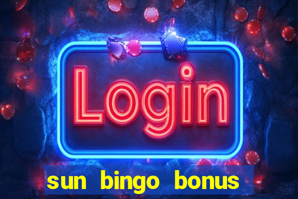 sun bingo bonus terms and conditions