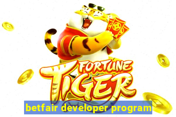 betfair developer program