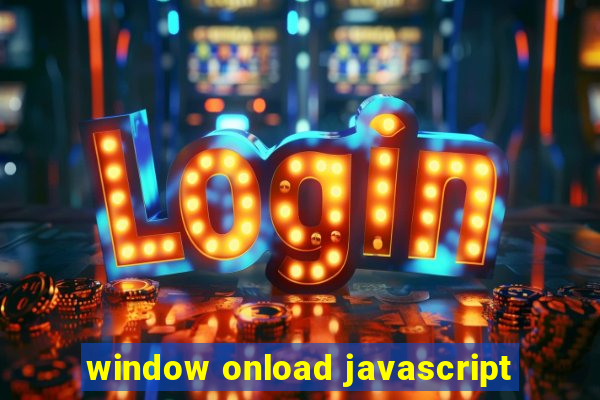 window onload javascript