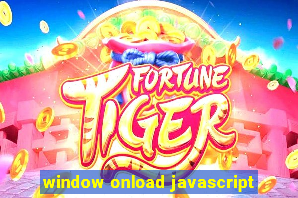 window onload javascript