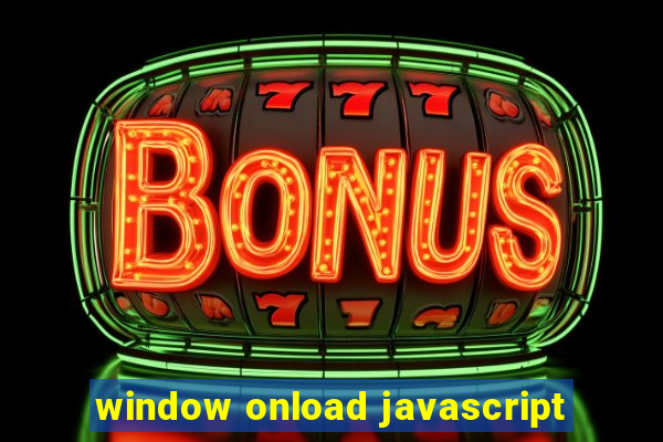 window onload javascript