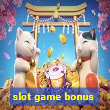 slot game bonus