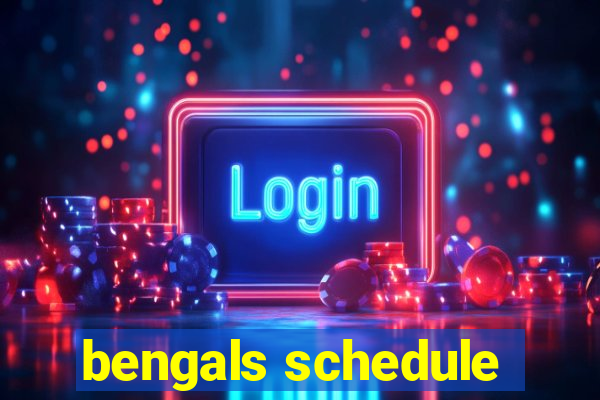 bengals schedule