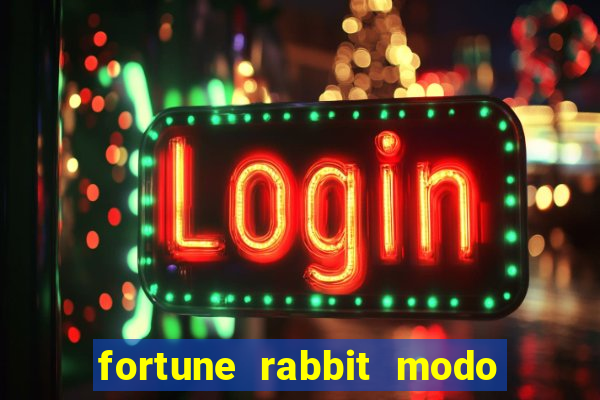 fortune rabbit modo demo Informational