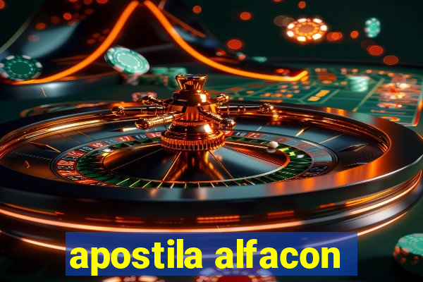 apostila alfacon