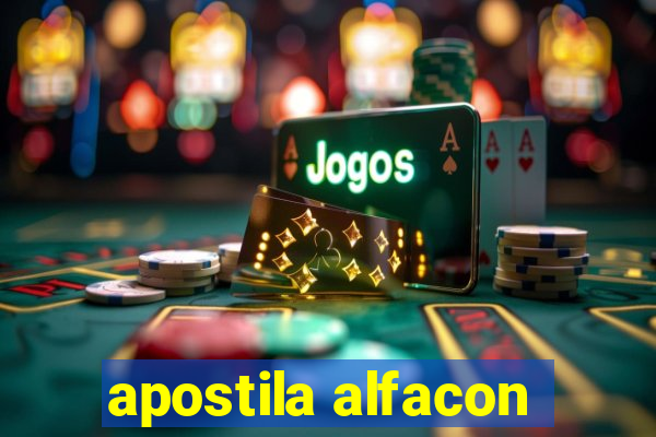 apostila alfacon