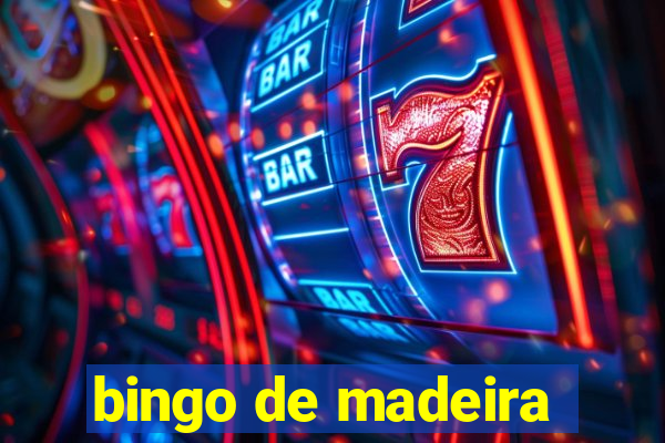 bingo de madeira