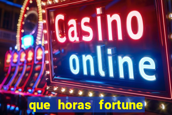 que horas fortune mouse paga