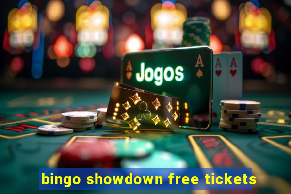 bingo showdown free tickets