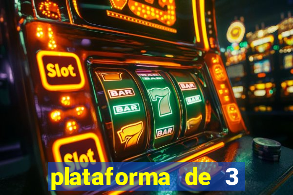 plataforma de 3 reais cassino