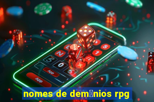 nomes de dem么nios rpg